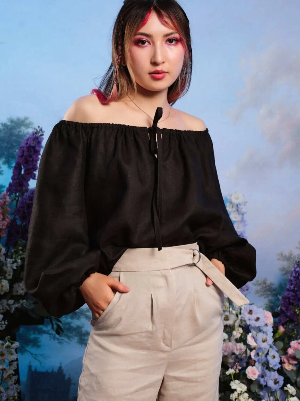 Loud Bodies OODGEROO top - black - 2XL - NWOT